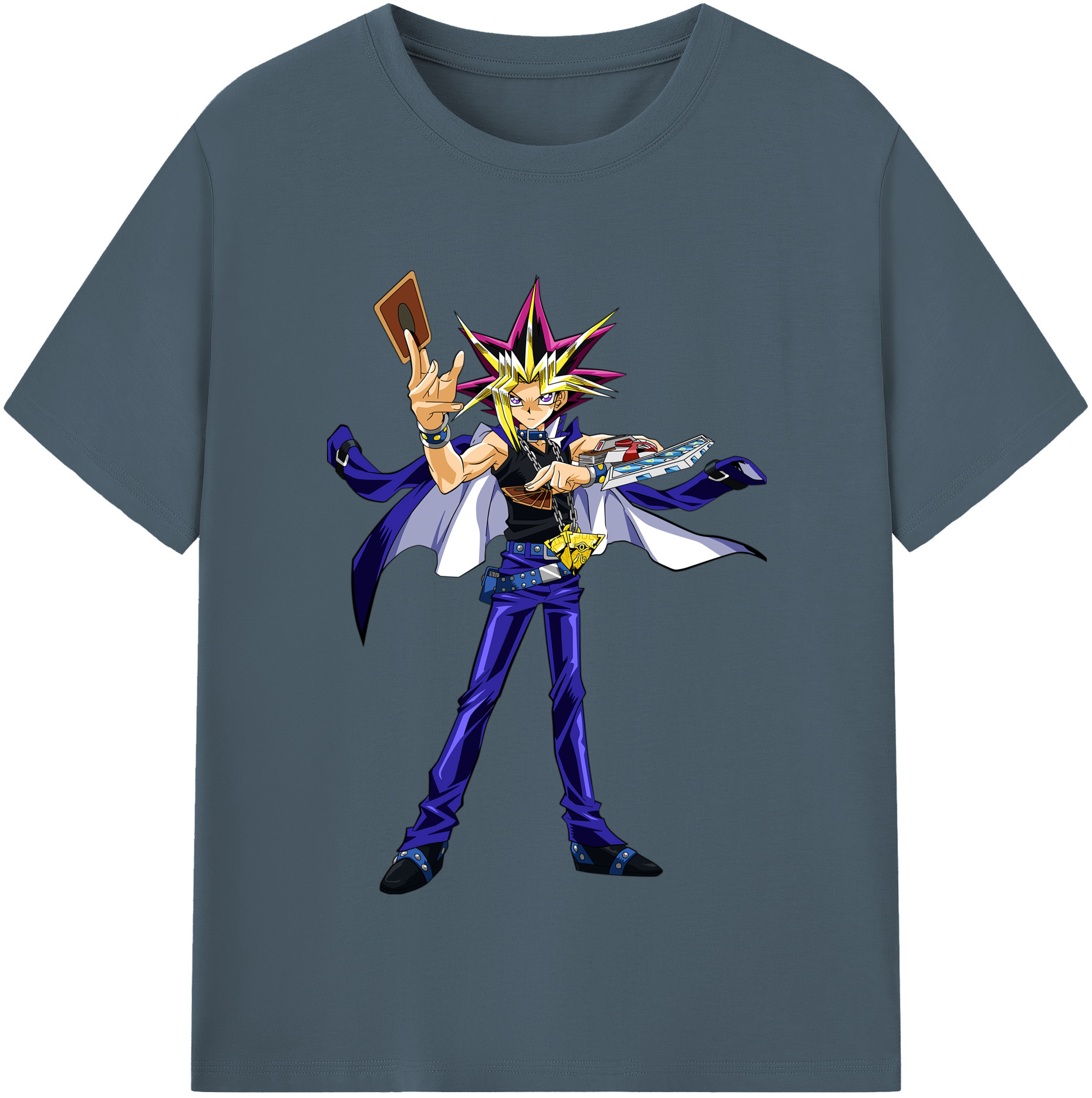 （画像用） 遊☆戯☆王 Yu-Gi-Oh! 綿100％半袖Tシャツ（フロントプリント）